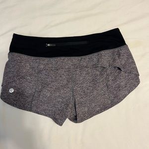 Grey Speed Up shorts